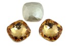 Swarovski 4483, fantasy cushion, light colorado topaz, 8mm - x2