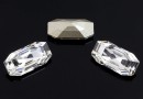 Swarovski 4595, Elongated Imperial, crystal, 8x4mm - x2