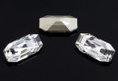 Swarovski 4595, Elongated Imperial, crystal, 12x6mm - x1