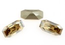 Swarovski 4595, Elongated Imperial, golden shadow, 8x4mm - x2