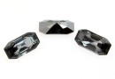 Swarovski 4595, Elongated Imperial, silver night, 8x4mm - x2