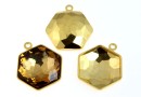 Baza pandantiv placat cu aur pt Swarovski 4683 de 8mm - x2