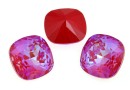 Swarovski, fancy square, Royal Red DeLite, 10mm - x1