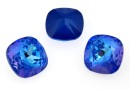 Swarovski, fancy square, Royal Blue DeLite, 10mm - x1