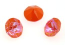 Swarovski, chaton SS29, Orange Glow DeLite, 6mm - x4