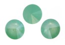 Swarovski, rivoli, mint green, 10mm - x2