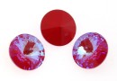 Swarovski, rivoli, Royal Red DeLite, 12mm - x2