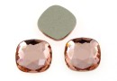 Swarovski, cabochon cushion, vintage rose, 7mm - x2