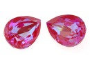 Swarovski, fancy picatura, royal red delite, 18x13mm - x1