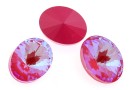 Swarovski, fancy oval, Lotus Pink DeLite, 14x10.5mm - x2