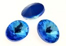 Swarovski, fancy oval, Royal Blue DeLite, 8x6mm - x4