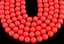 Perle Swarovski, neon red, 14mm - x2
