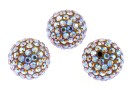 Swarovski, margele pave, lt colorado topaz shim., 10mm - x1