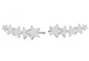 Earrings stars,  925 silver, - x1pair