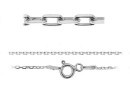 Chain, 925 silver, oval, 42cm - x1
