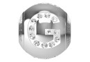Swarovski, becharmed, litera G cu cristale, 12mm - x1