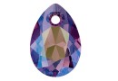 Swarovski, pandantiv picatura, amethyst shimmer, 9mm - x2