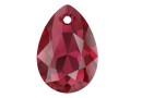 Swarovski, pandantiv picatura, scarlet, 9mm - x2