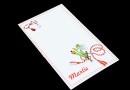 Carton martisor, ghiocel, 9.2x5.4cm- x50