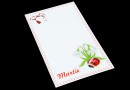 Carton martisor, ghiocei, 9.2x5.4cm- x50