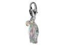 Swarovski, Freddy Fish keychain, aurora borealis, 28mm - x1