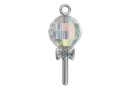 Swarovski, pandantiv Louey Lollipop, aurore boreale, 19.5mm - x1