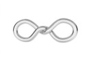 Link, infinity, 925 silver, 11.5mm - x2