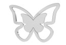 Link, butterfly, 925 silver, 16mm - x1