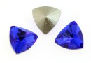 Swarovski, kaleidoscope triangle fancy rivoli, majestic blue, 6mm - x2