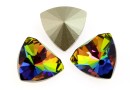 Swarovski, fancy rivoli kaleidoscope triangle, vitrail medium, 6mm - x2
