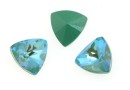 Swarovski, fancy kaleidoscope triangle, silky sage DeLite, 6mm - x2