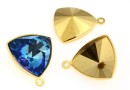 Baza pandantiv placat cu aur pt Swarovski 4799 de 14mm - x1