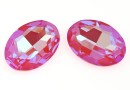 Swarovski, rivoli cabochon, lotus pink DeLite, 30mm - x1