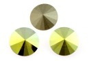 Swarovski, rivoli, lt colorado topaz aurore boreale, 12mm - x2