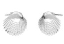 Earring findings shell, 925 silver- x1pair