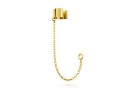 Earring Cuff with chain, 925 silver- x1pair