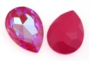 Swarovski, rivoli cabochon, lotus pink delite, 30x20mm - x1