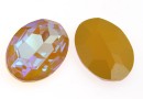 Swarovski, rivoli cabochon ochre delite, 30mm - x1