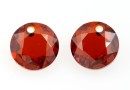 Swarovski, pandantiv chaton, red magma, 10mm - x1