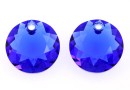 Swarovski, pandantiv chaton, majestic blue, 8mm - x2