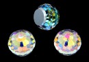 Swarovski, cabochon, aurore boreale, 4mm - x2