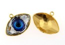 Baza pandantiv placat cu aur pt Swarovski 4775 de 18mm - x1