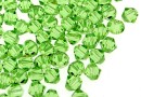 Swarovski, margele bicone, peridot, 4mm - x20