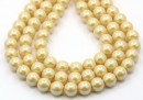 Preciosa pearl, pearlescent yellow, 5mm - x100