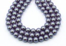 Preciosa pearl, pearlescent violet, 4mm - x100