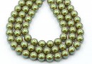 Perle Preciosa, pearlescent khaki, 8mm - x50