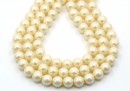 Preciosa pearl, pearlescent cream, 4mm - x100