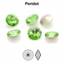 Preciosa rivoli, peridot, 6mm - x2