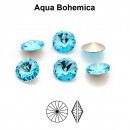 Preciosa rivoli, aqua bohemica, 6mm - x2