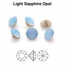 Preciosa chaton, light sapphire opal, 8mm - x2